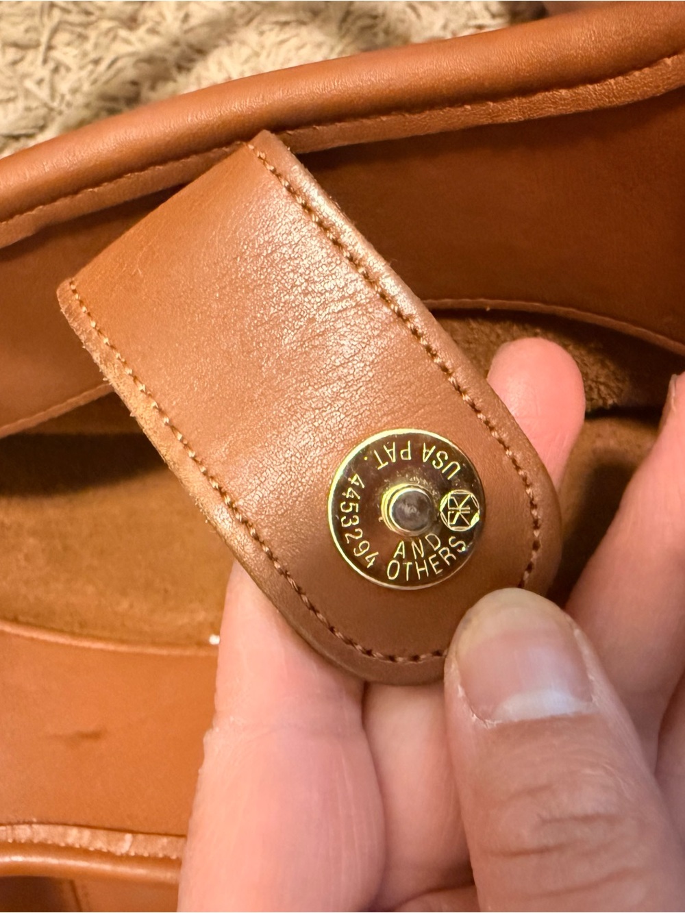 Coach Brown Leather Tote Bag - Picture 7 of 16